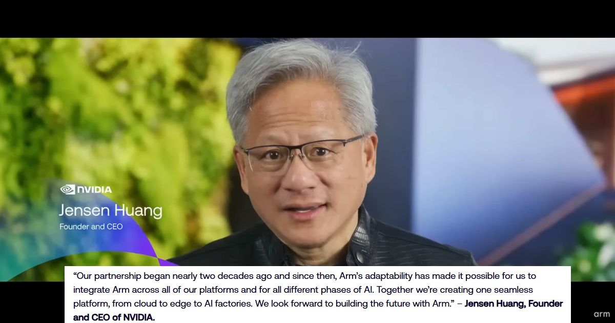 Arm AGI CPU震撼問世：黃仁勳力挺背後，AI晶片市場的競合新局