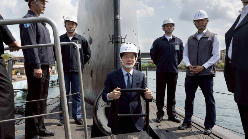 賴清德視察「海鯤號」展決心，國台辦批「以武謀獨」兩岸緊張升級