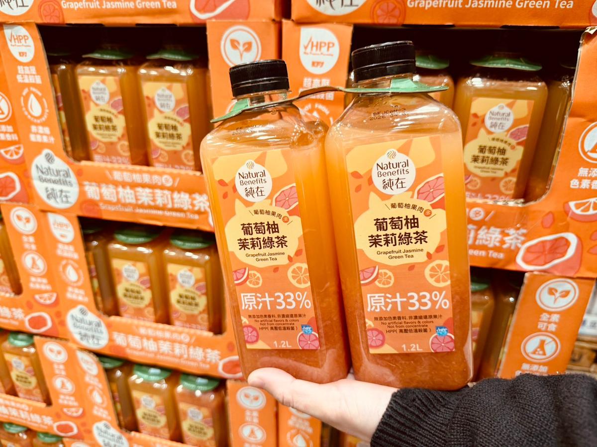 嘉義名店神韻再現？好市多「純在葡萄柚茉莉綠」掀CP值論戰