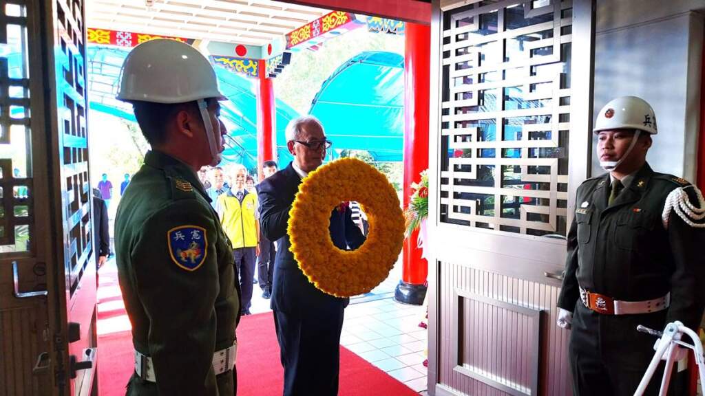 輔導會彰化春祭緬懷榮民：忠靈塔前追思奉獻 傳承國家建設精神
