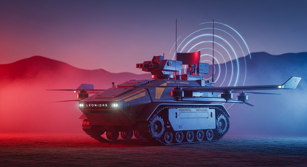 美軍工業巨頭聯手打造「里歐尼達斯AGV」：自主高功率微波無人機殺手震撼登場