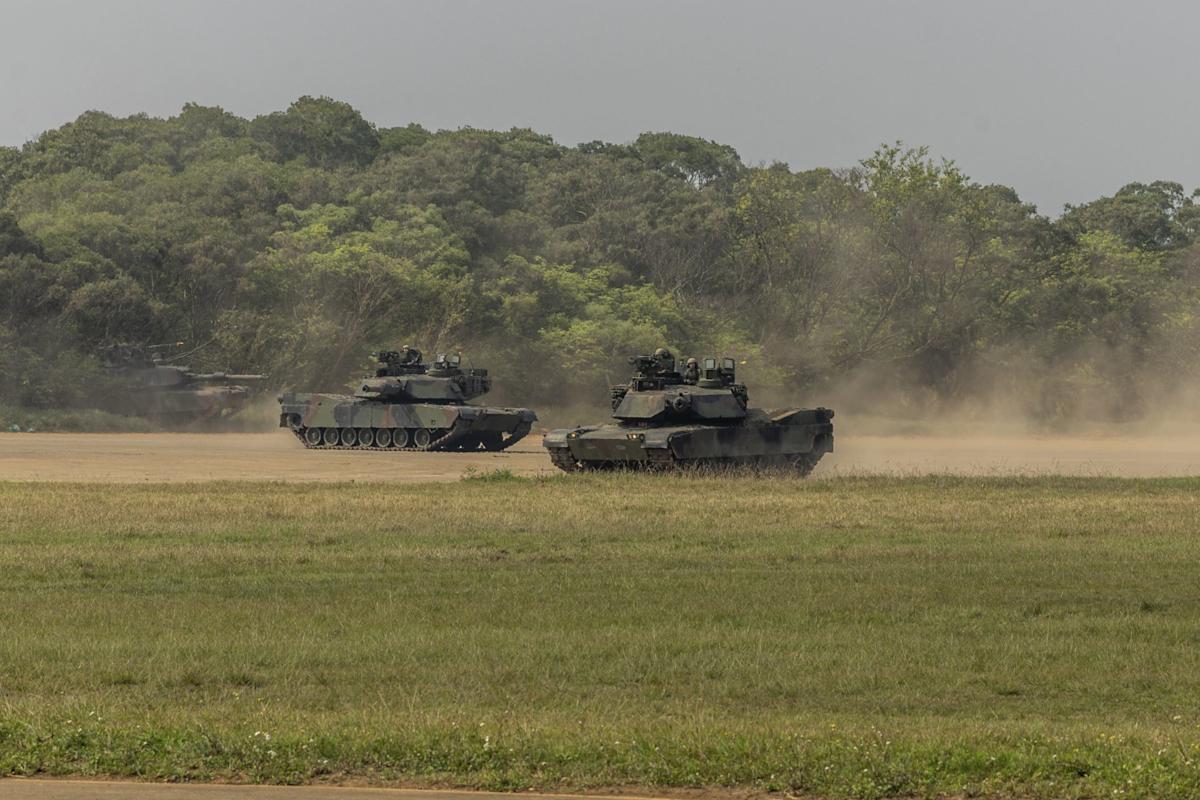 陸軍584旅M1A2T戰車初始戰力驗證：應援作戰演練鞏固目標安全