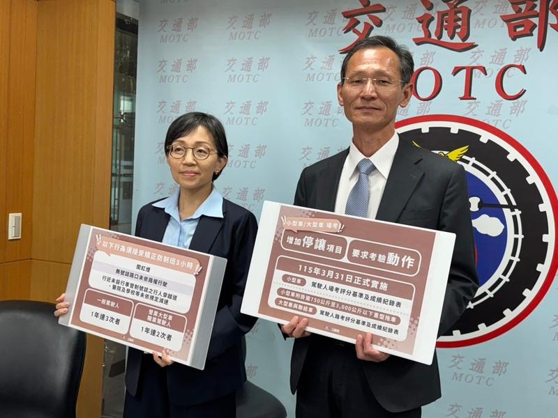 駕照考驗增「停讓行人」！違規累犯強制矯正班，交通新制3月31日全面啟動