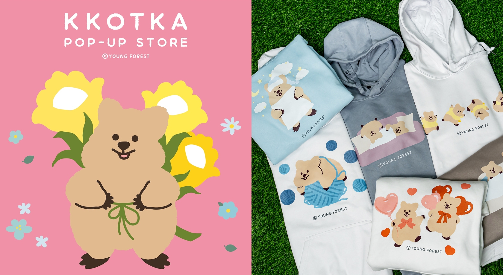 「勾卡KKOTKA」短尾矮袋鼠萌襲新光三越A11！50款新品快閃登場掀療癒風潮