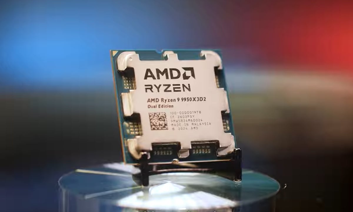 AMD Ryzen 9950X3D2「雙晶片」處理器震撼登場：208MB海量快取，重塑遊戲與AI運算格局