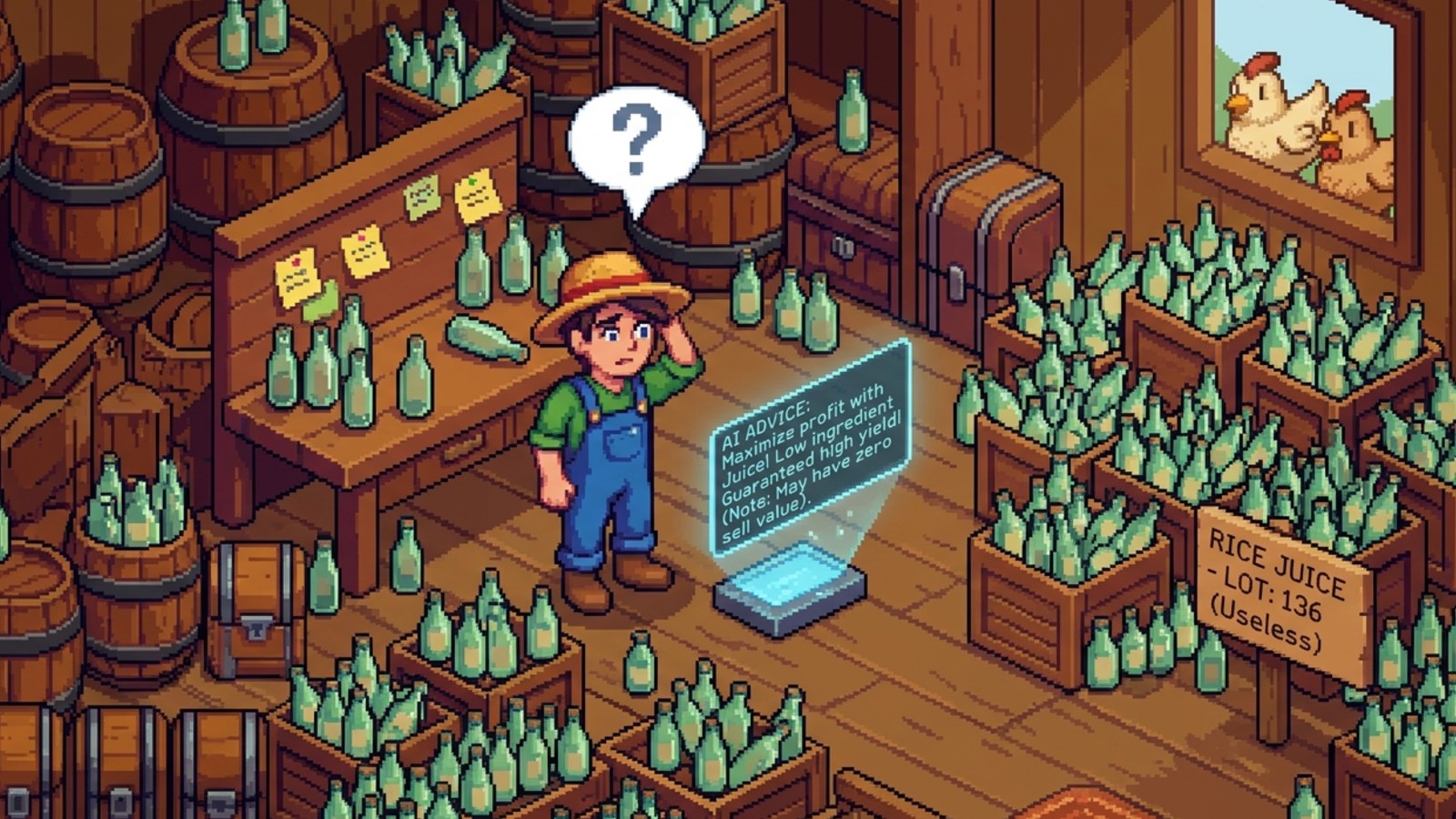 《星露谷》釀醋誤信AI摘要出包：Google少一步，農場淪「米汁工廠」