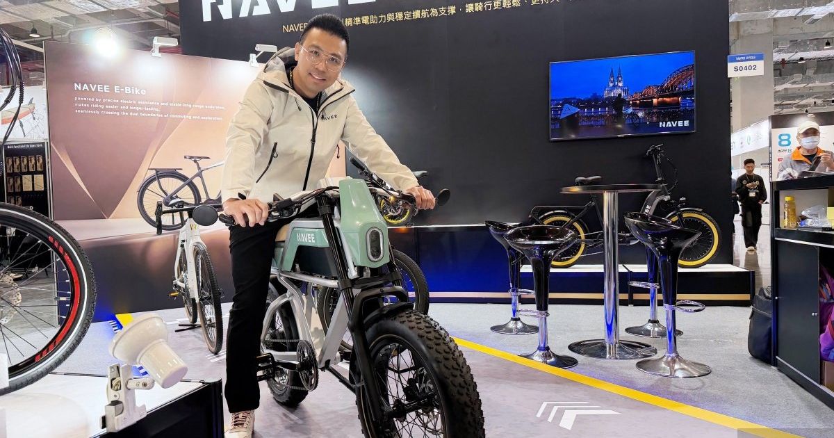 NAVEE 旗艦 SP01 電動自行車亮相台北展，洛梵狄科技智慧變速模組突破傳動框架