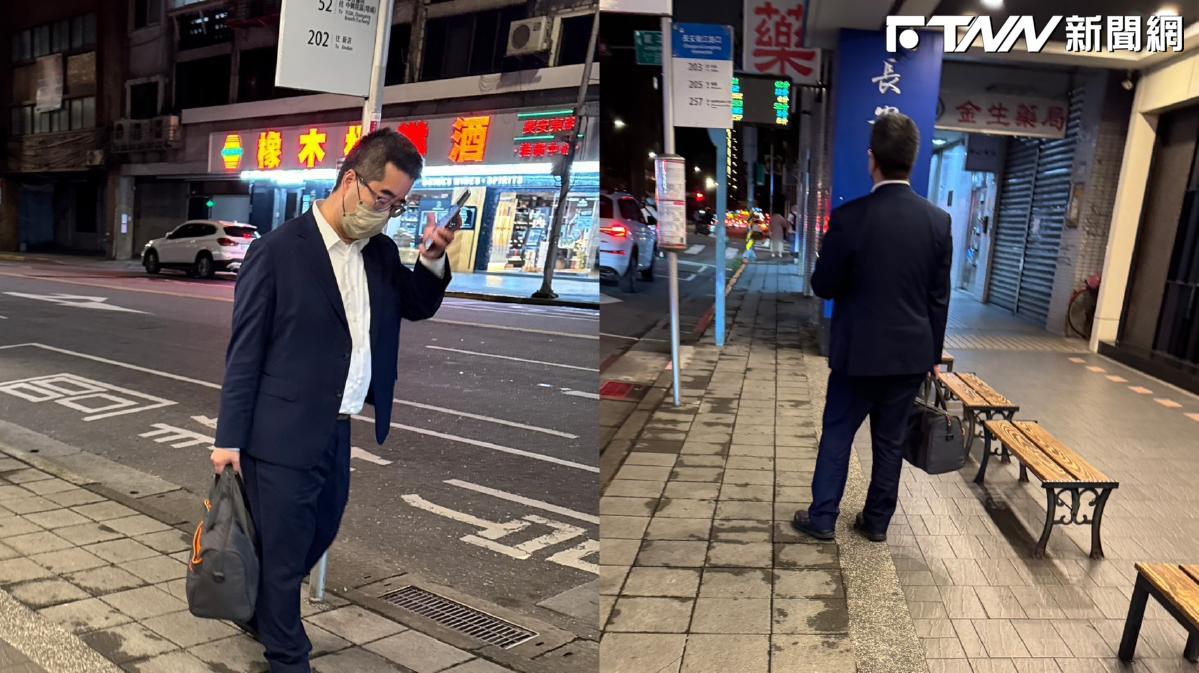 馬辦家變風暴未歇？蕭旭岑夜間獨候公車，疲憊身影引關注