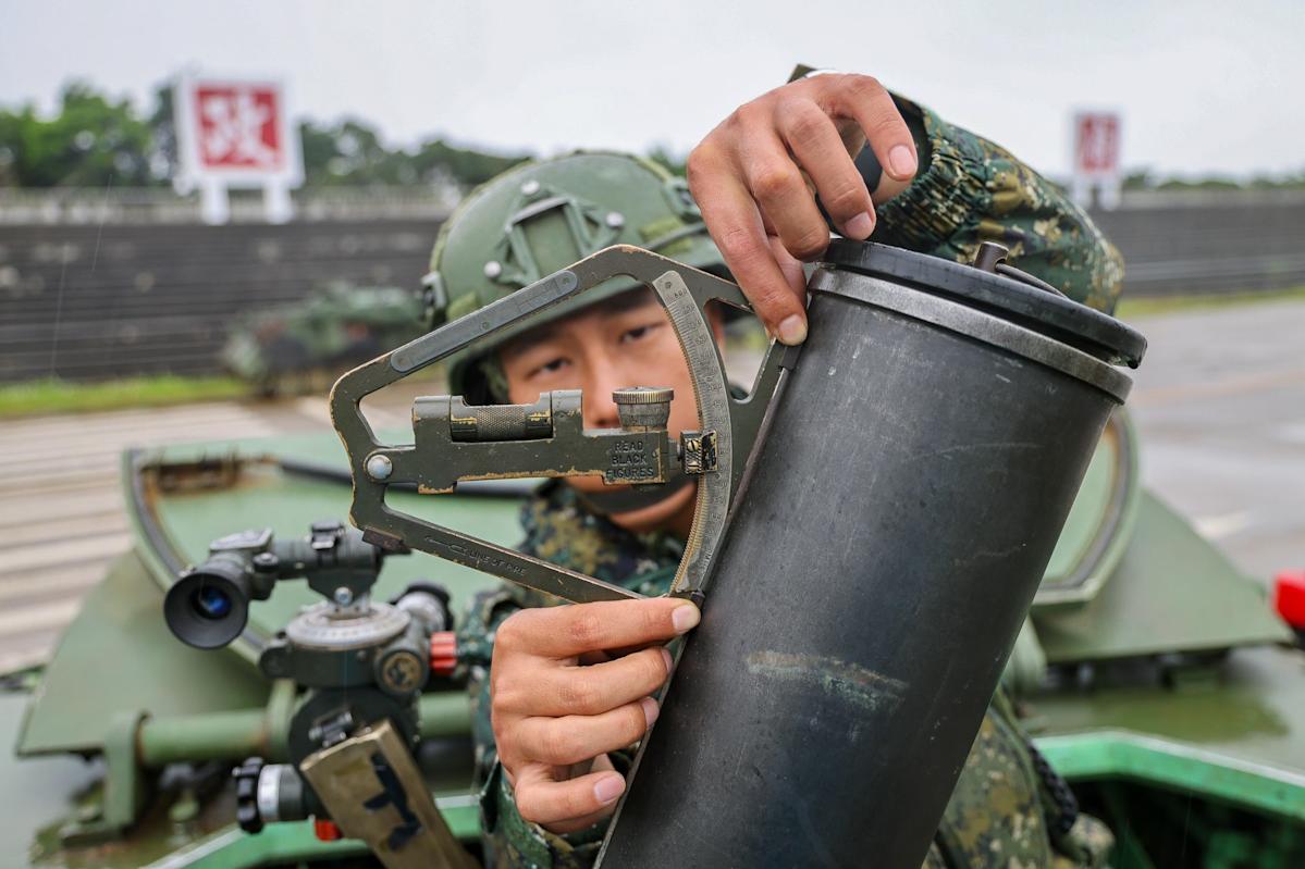 陸軍584旅新式基地鑑測：迫擊砲校正歸零，精準火力再升級