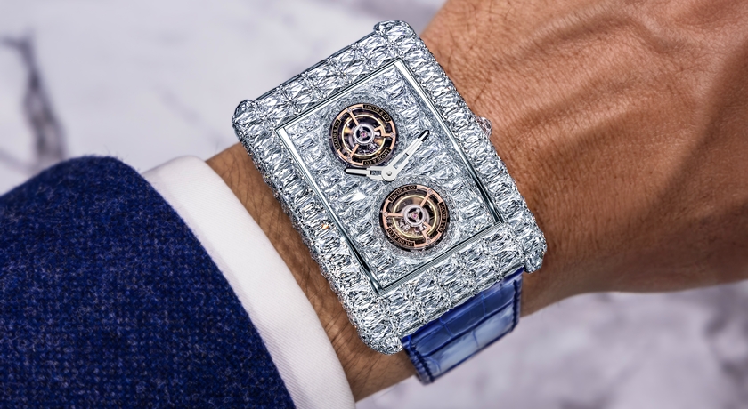 Jacob & Co. Billionaire雙陀飛輪：專利Angel Cut鑽石重塑奢華光影