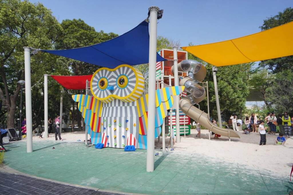 豐原翁明公園貓頭鷹主題遊戲場嶄新啟用，美樂地計畫打造親子共融新地標