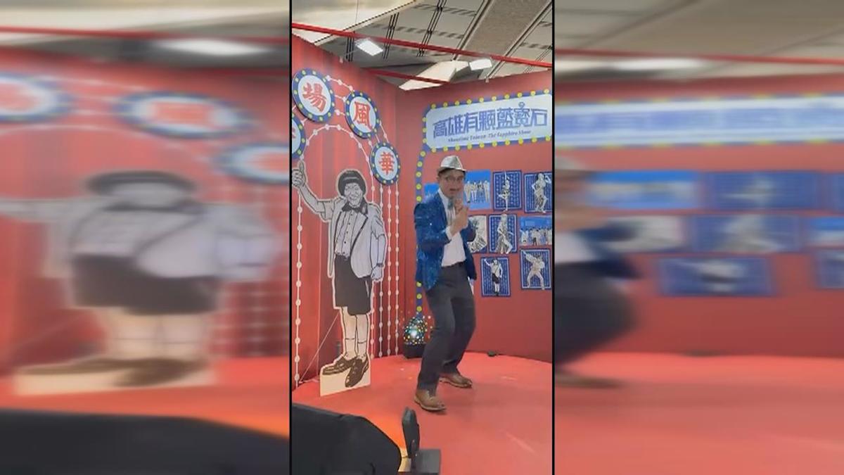 賴瑞隆週末連趕高雄兩場活動：漆彈競技與歌廳秀展現親民作風