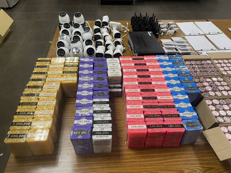 寧夏夜市旁百家樂賭場遭瓦解 警突襲逮36人、扣百萬賭資