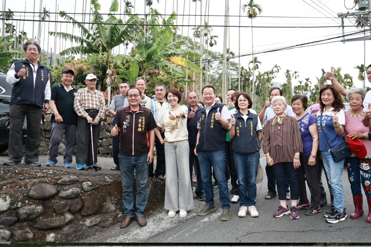 許淑華縣長親勘集集竹山，近1200萬經費拍板：農水路建設翻轉地方命脈