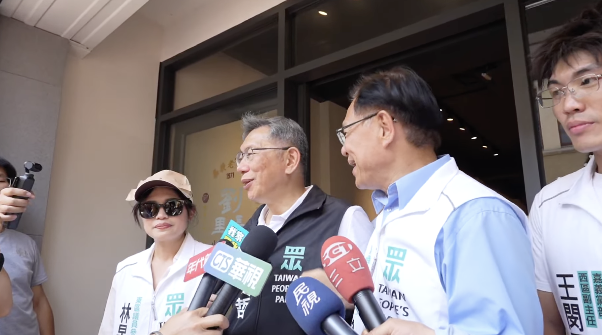 柯文哲宣判後首度輔選 張啓楷：看到民眾支持真爽