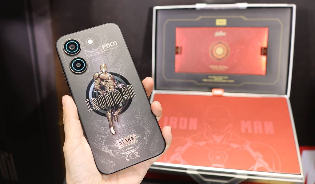漫威迷必收！POCO X8 Pro鋼鐵人限定版4/1開賣 黑金配色吸睛