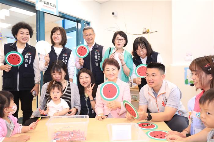 台中大肚兒少福利館開幕 盧秀燕拚60間公托目標