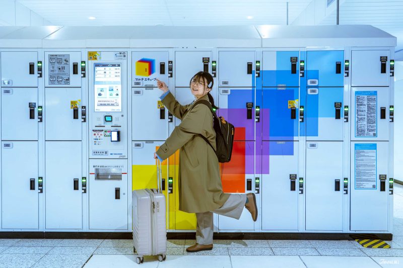 日本旅遊新選擇！Multi Ecube智慧置物櫃系統 預約、配送一次搞定