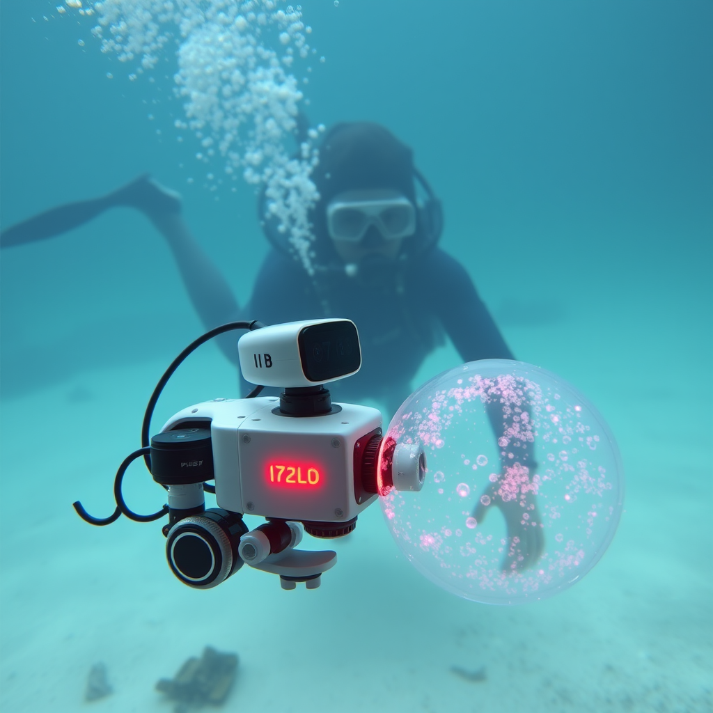 AI 機器人靠氣泡監測潛水員呼吸，無需額外感測器