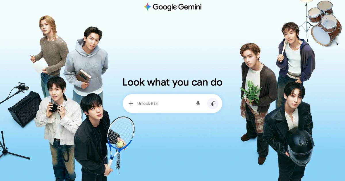 AI追星新境界？Google Gemini聯手BTS，四大互動體驗如何顛覆粉絲經濟與語言學習？