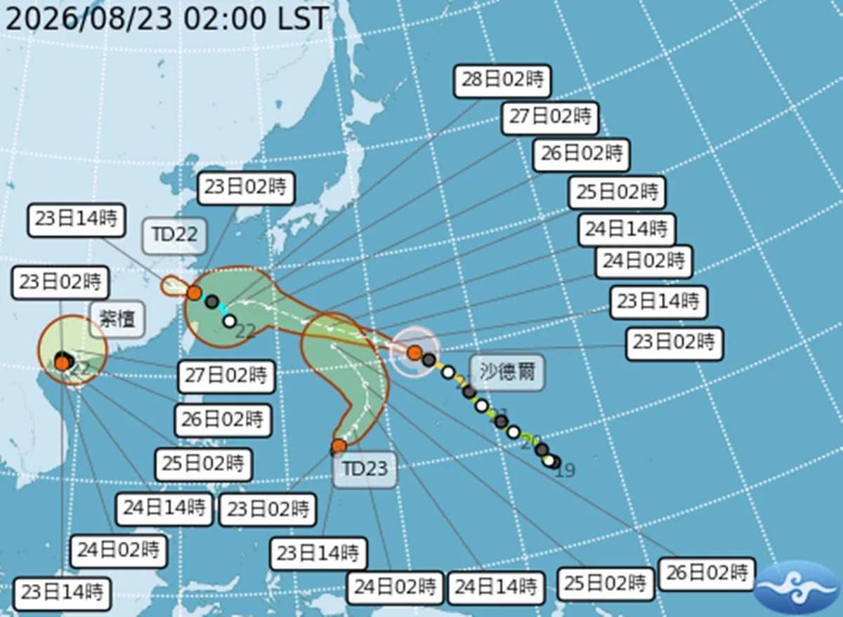 中颱沙德爾恐成「今年首颱」強襲！週四、五台灣近海警戒，模式變數挑戰防汛韌性？