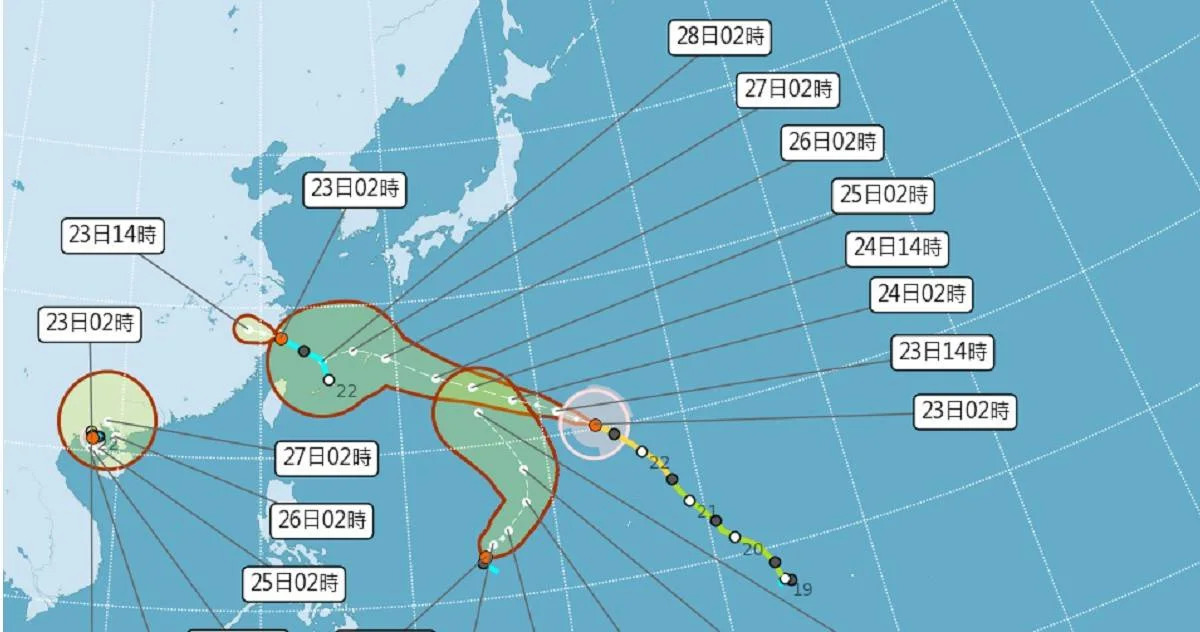 「沙德爾」中颱逼近台灣！17縣市豪雨特報，3縣市停班課，今年首颱襲台危機怎麼辦？