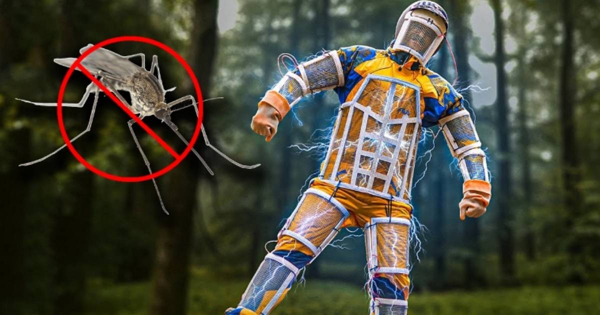 把電蚊拍穿上身？10000伏特電擊裝甲真能驅蚊！YouTuber實測揭露驚人真相
