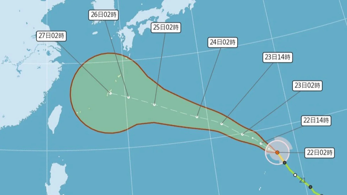 「沙德爾」詭譎雙路徑逼近！下週四五是關鍵，颱風會登陸台灣嗎？